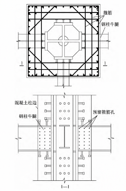 型钢混凝土柱图集图片