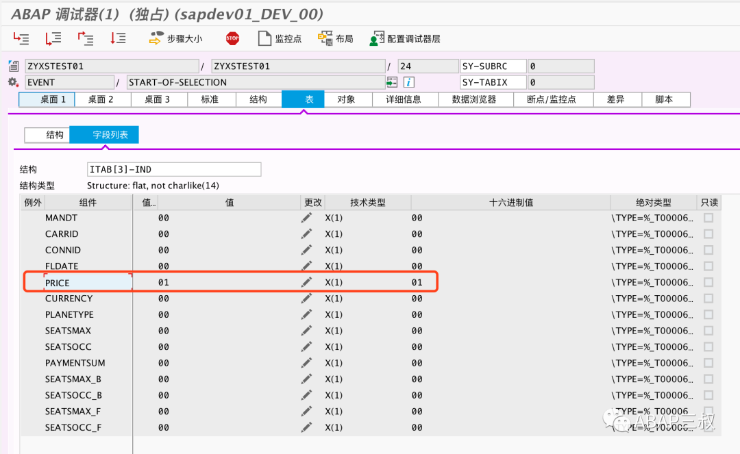 ABAP 使用 INDICATORS 更新指定列 - 封面图