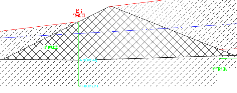 尾矿坝稳定性计算剖面的选择的图5