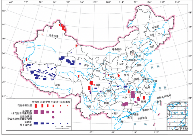 宜春锂矿分布图图片