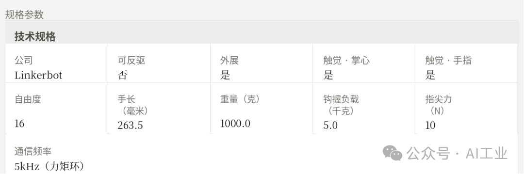 Linkerbot L20 技术规格