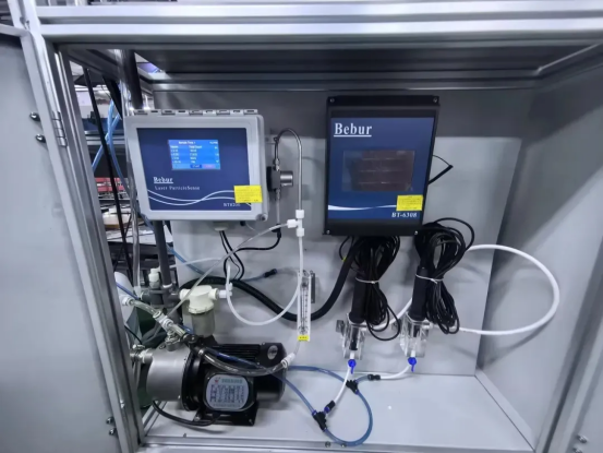 BT8500液体颗粒计数器在液冷分歧管流道清洗机中的应用案例
