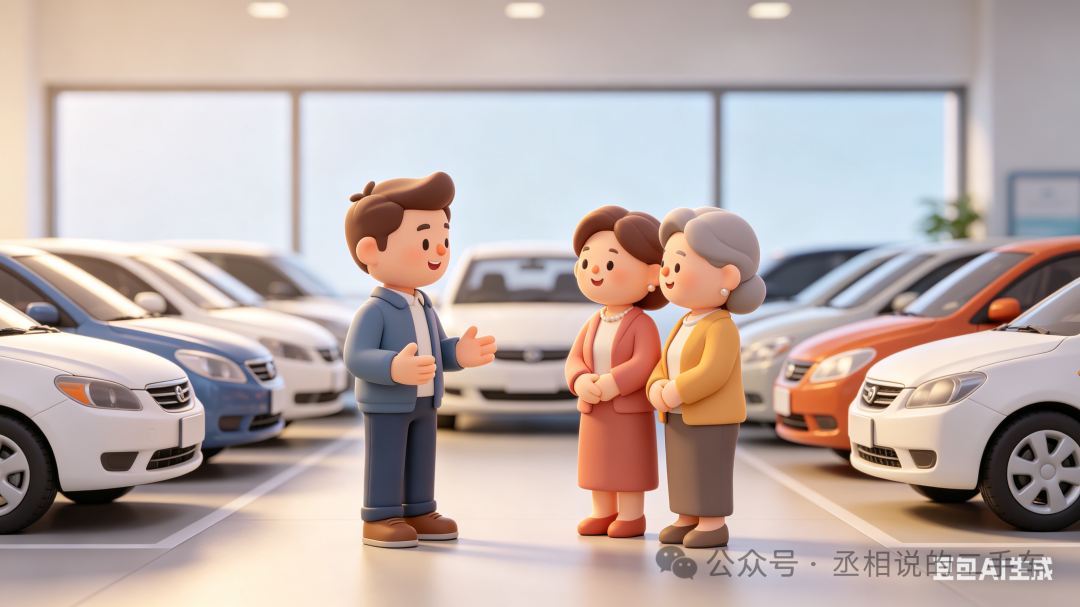 会聊的二手车销售，需要主动【反问】客户