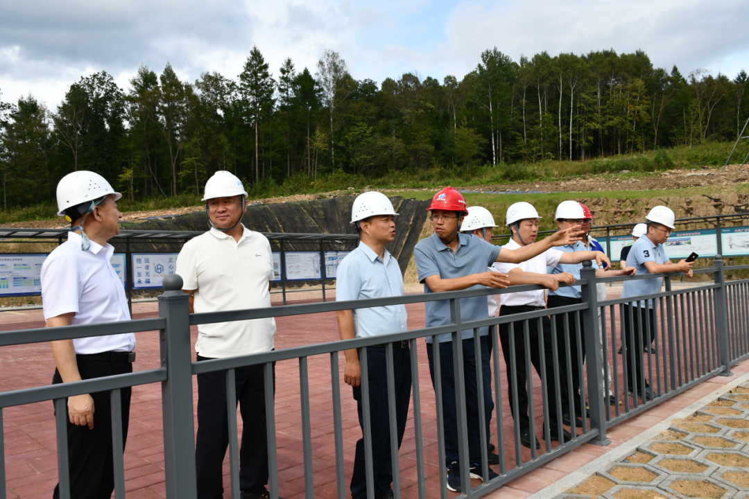 省水利廳黨組成員、副廳長張廣志到林海水庫項(xiàng)目督導(dǎo)檢查