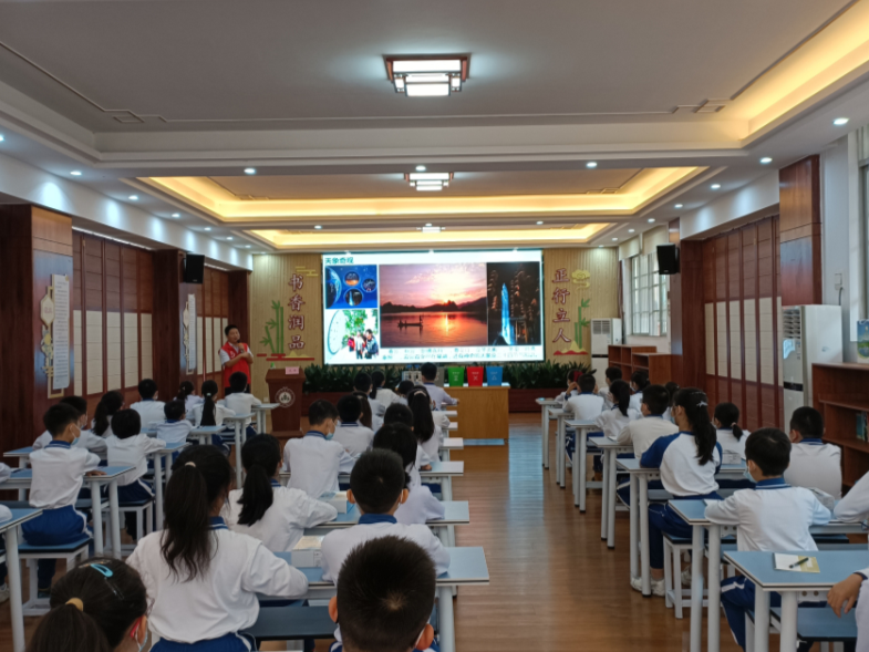 科普进校园科创植心田活动走进肇庆市第四小学