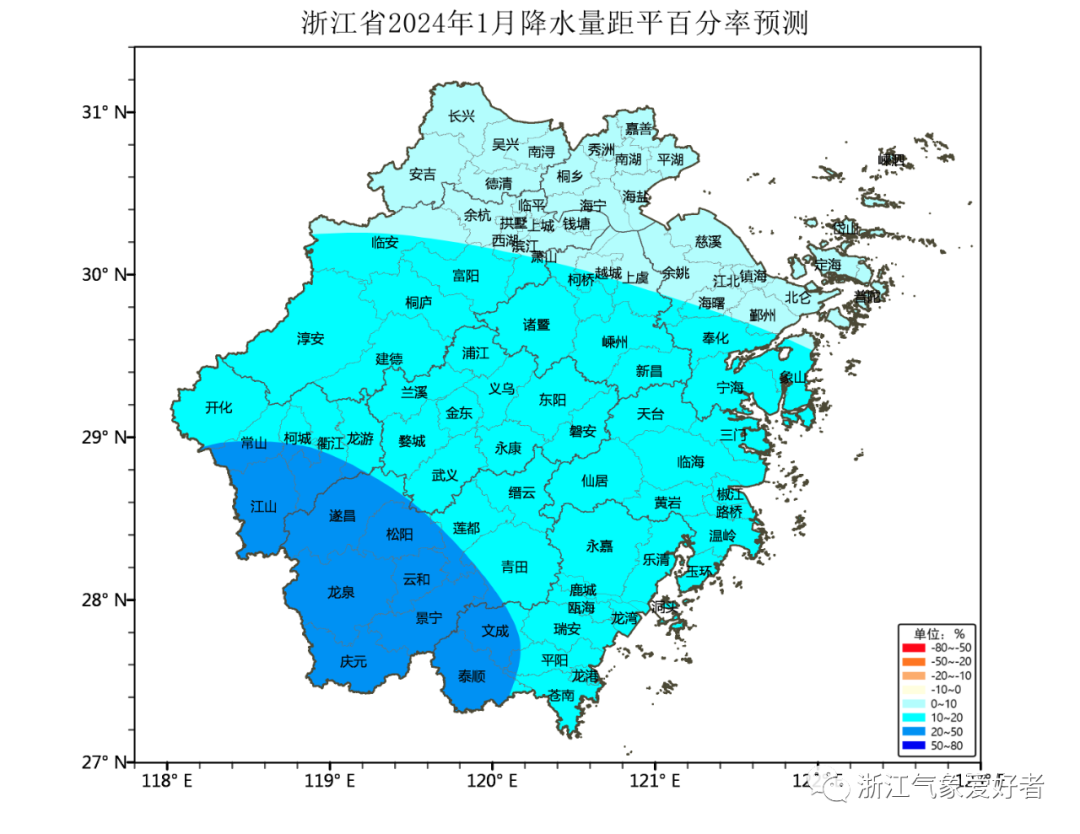 2024年Jan月14日 浙江天气