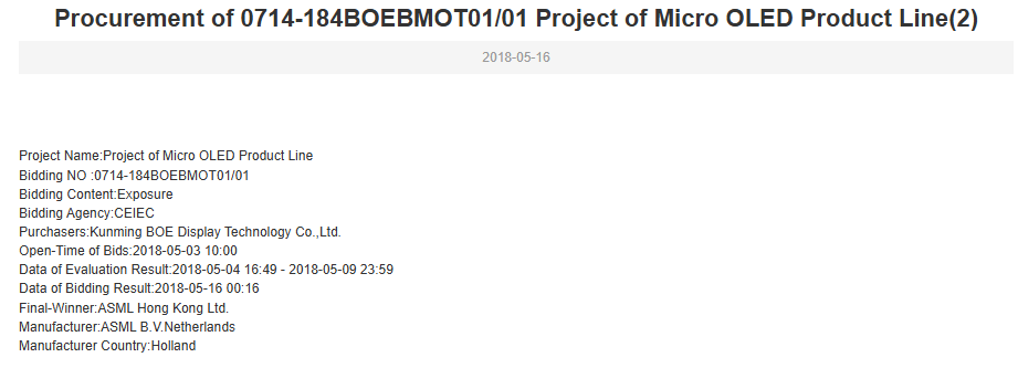北京京东方显示技术有限公司