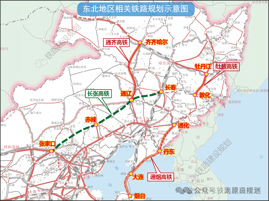 吉林省高铁规划图2022图片