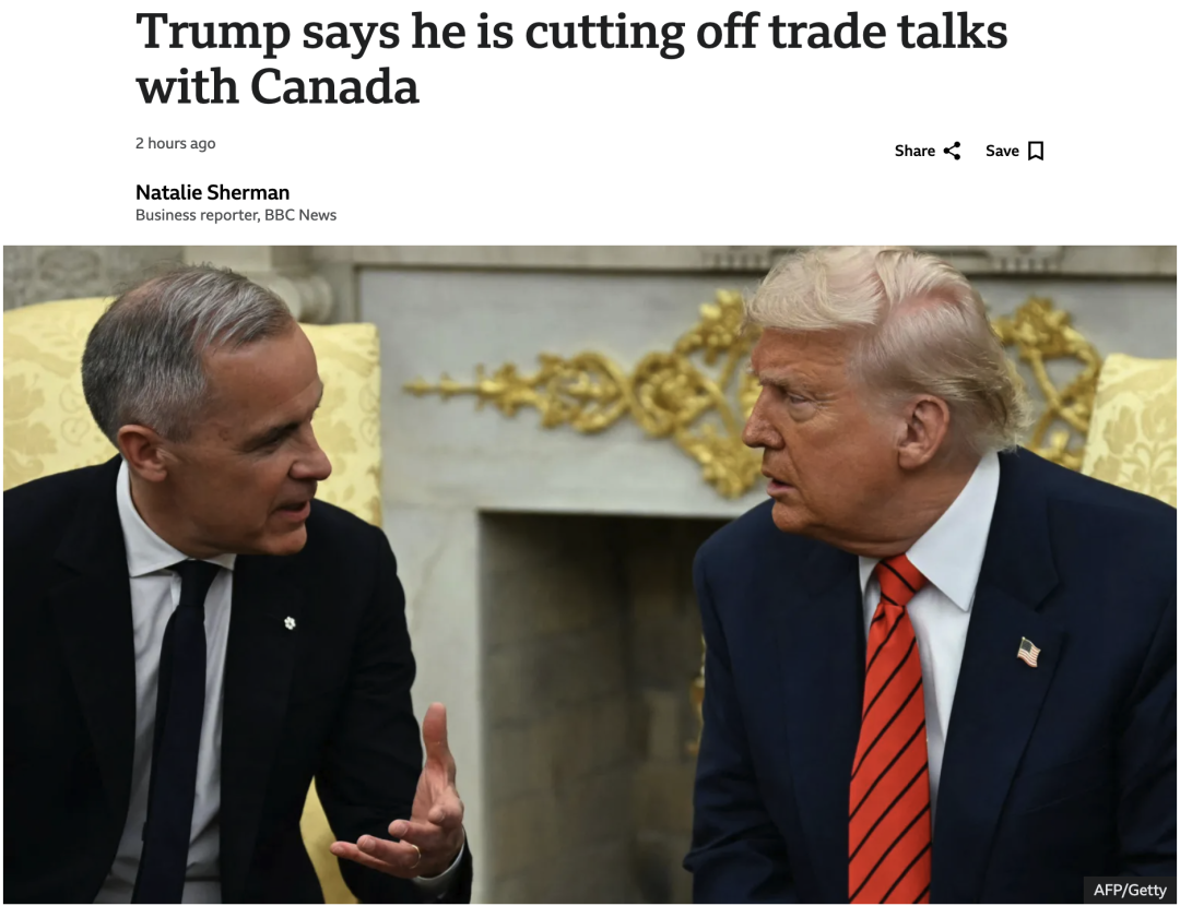 突发！川普震怒宣布终止美加谈判！加元暴跌-新闻中心-温哥华港湾（电脑版）