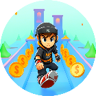 跑酷双人竞速小游戏