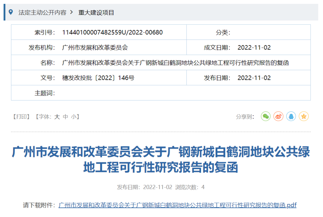 发改委批了！广钢再增6个小公园，这4盘楼下就有