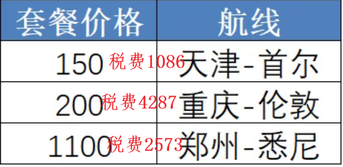 各大航司机票次卡补货全攻略 洲际线往返两千起不约可退