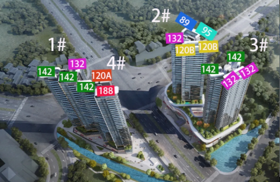 海珠新盘【广州地铁珑璟台】12月初入市135㎡~141㎡