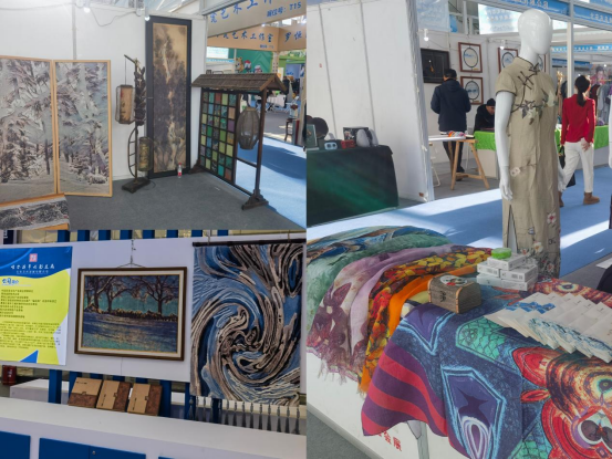 孙吴县汉麻文创产品亮相2023黑龙江国际文化产业暨创意设计博览会