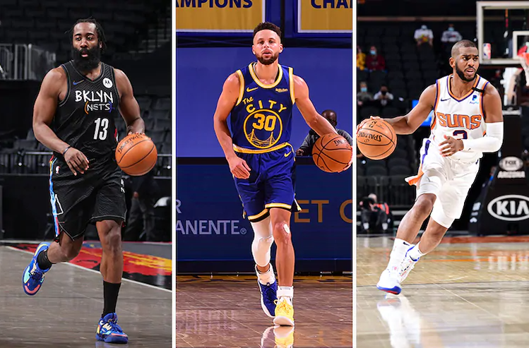 本赛季NBA排名前十的控卫：哈登第一，库里第二，保罗第五