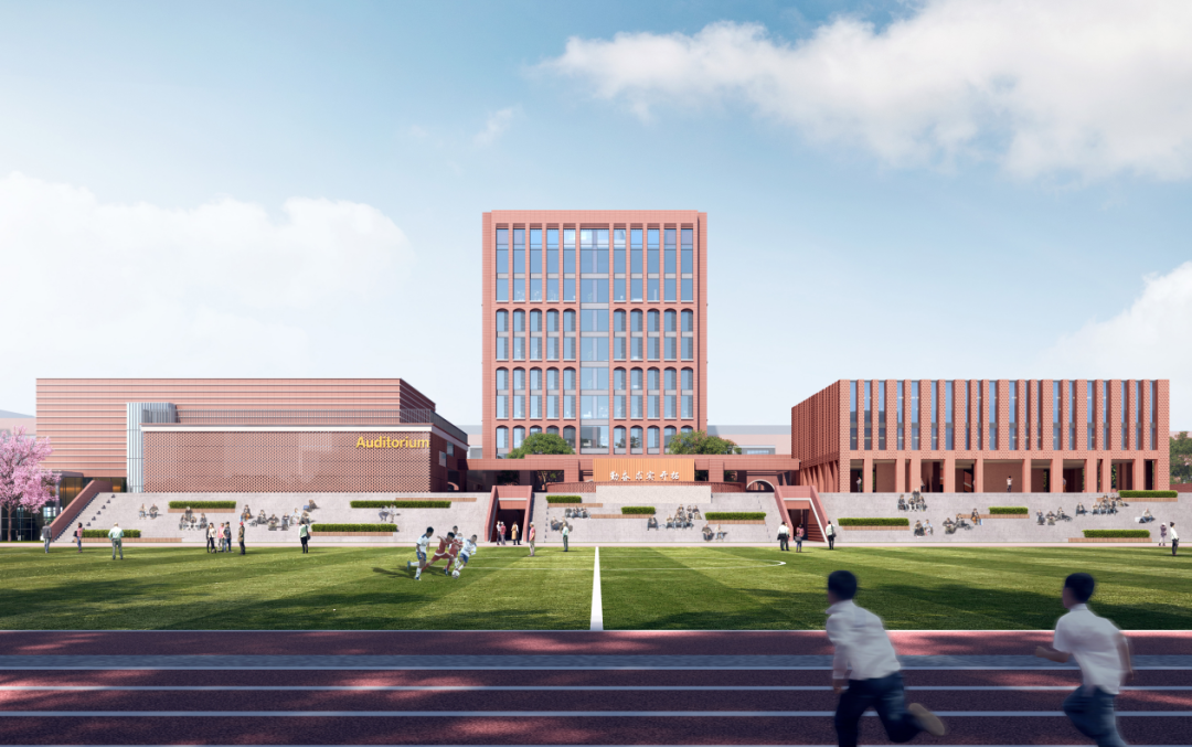 杭州市临平新城高级中学暂名杭高临平分校将建一所48班高中效果图曝光