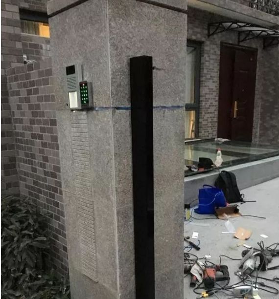 门禁控制系统现场接线图的图15