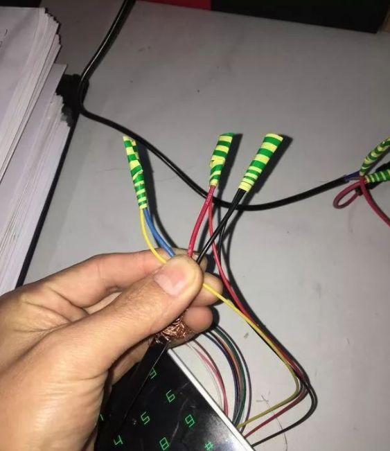 门禁控制系统现场接线图的图5