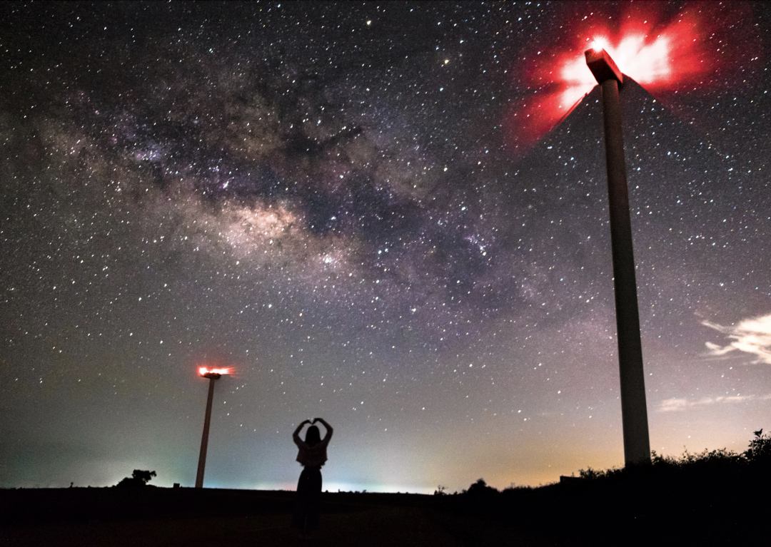 菠萝的海夜空。刘科 摄