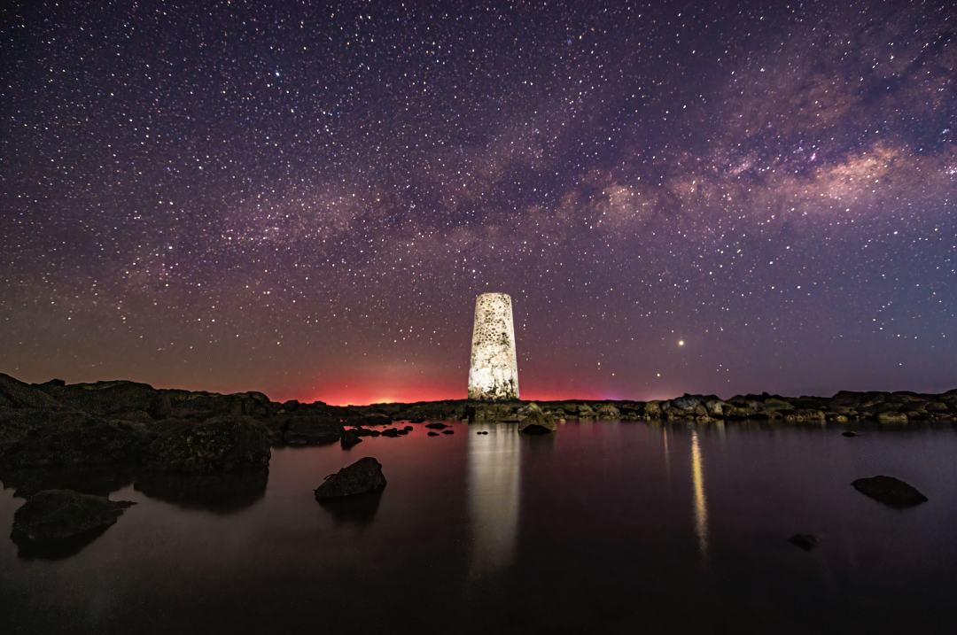 白茅海的星空。