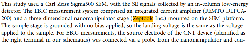 由二次电子发射调控的碳纳米管器件电子束诱生电流成像中的衬度反转