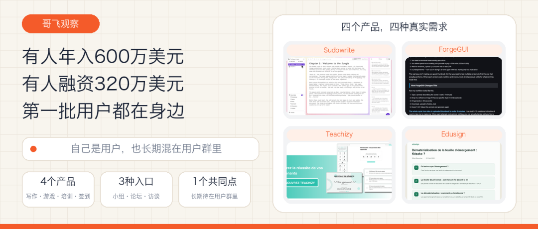 年收入600万美元的创业案例：从自身需求出发找到第一批用户