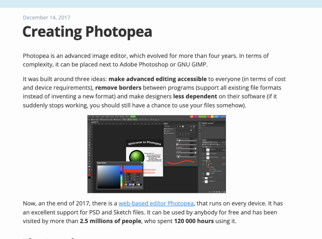 Photopea在线PS工具年入300万美元 月访问近2000万次