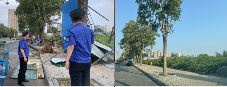 安阳城市管理局整治违规侵占无障碍设施，让盲道不再“忙”