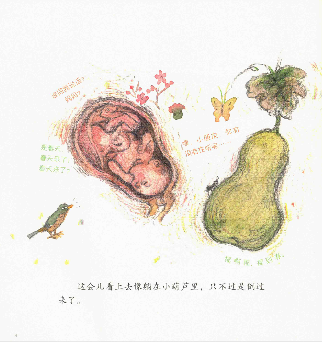 绘本《出生的故事》内页。