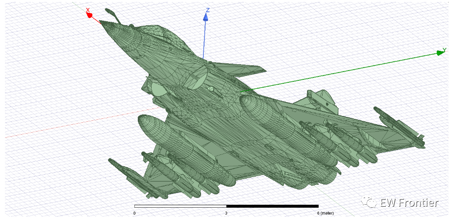 阵风-C雷达散射模拟——Rafale-C radar scattering simulation的图20