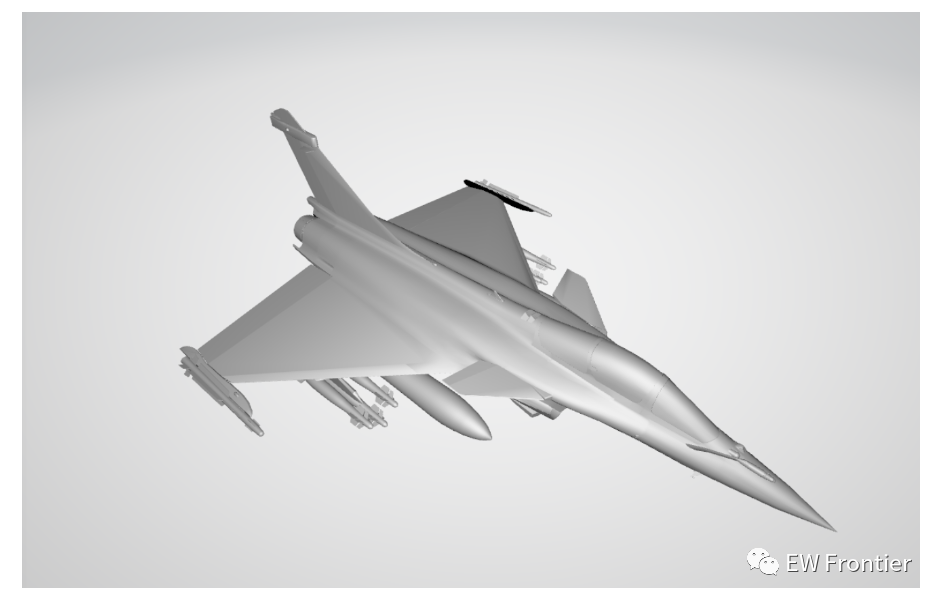 阵风-C雷达散射模拟——Rafale-C radar scattering simulation的图19