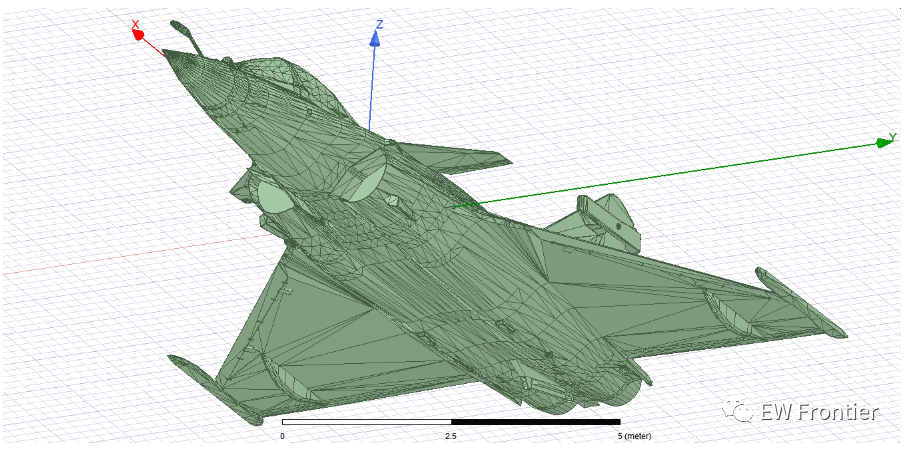 阵风-C雷达散射模拟——Rafale-C radar scattering simulation的图5