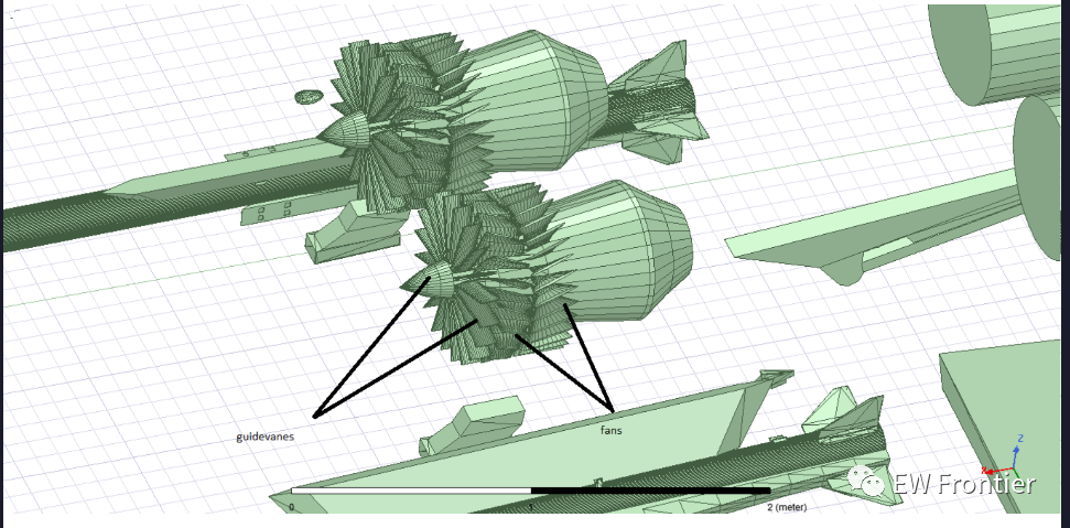 阵风-C雷达散射模拟——Rafale-C radar scattering simulation的图41