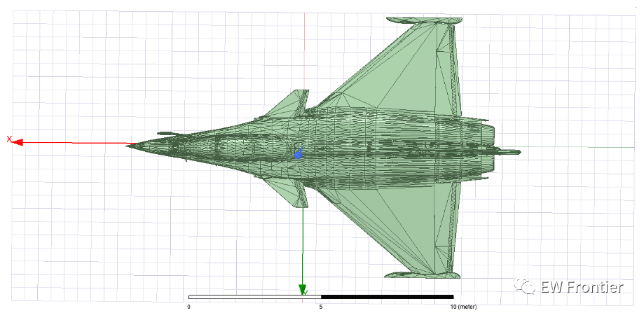 阵风-C雷达散射模拟——Rafale-C radar scattering simulation的图6