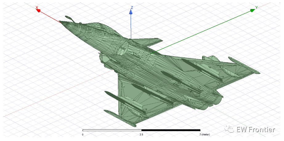 阵风-C雷达散射模拟——Rafale-C radar scattering simulation的图14