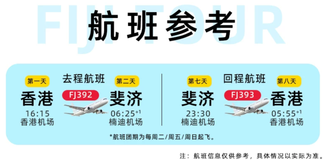 斐济国庆旅游免签一价全包 飞猪领券机票最高减1100元
