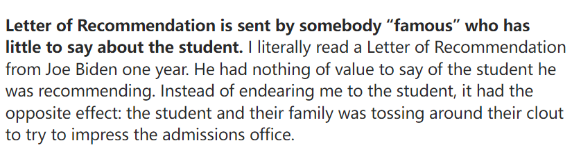 美本申请中，看似特别突出的申请材料可能暗藏危险信号