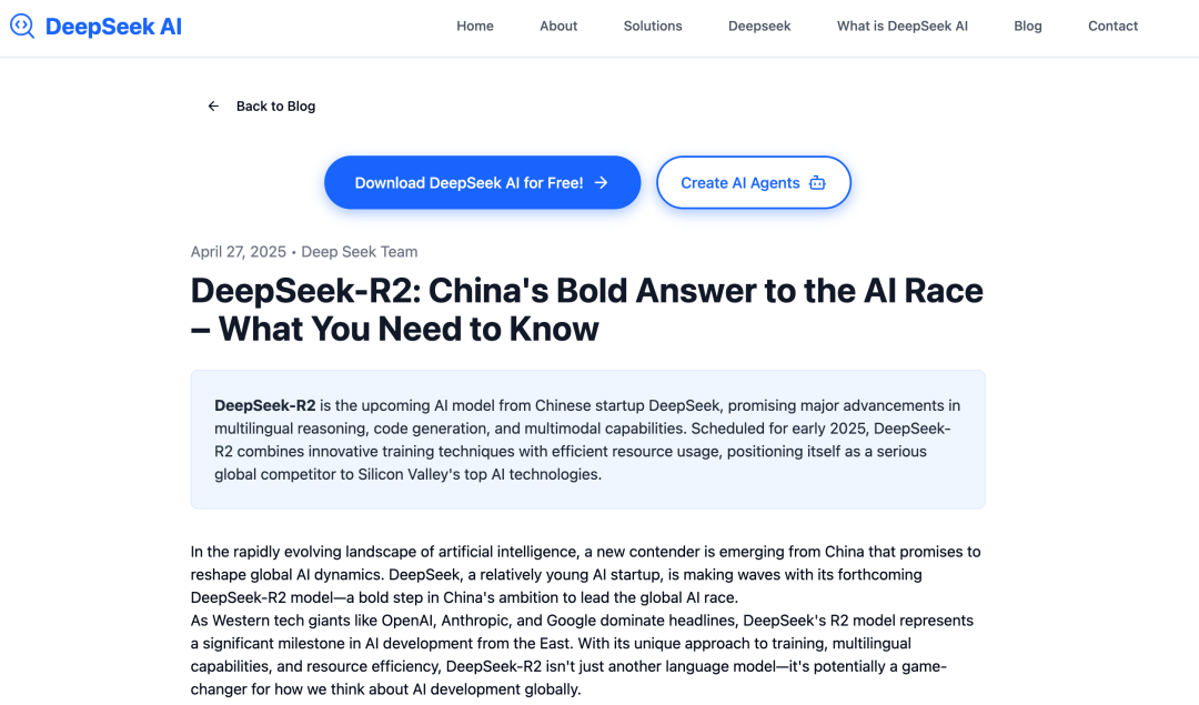 DeepSeek-R2 倒计时？或将由华为芯片驱动-腾讯云开发者社区-腾讯云