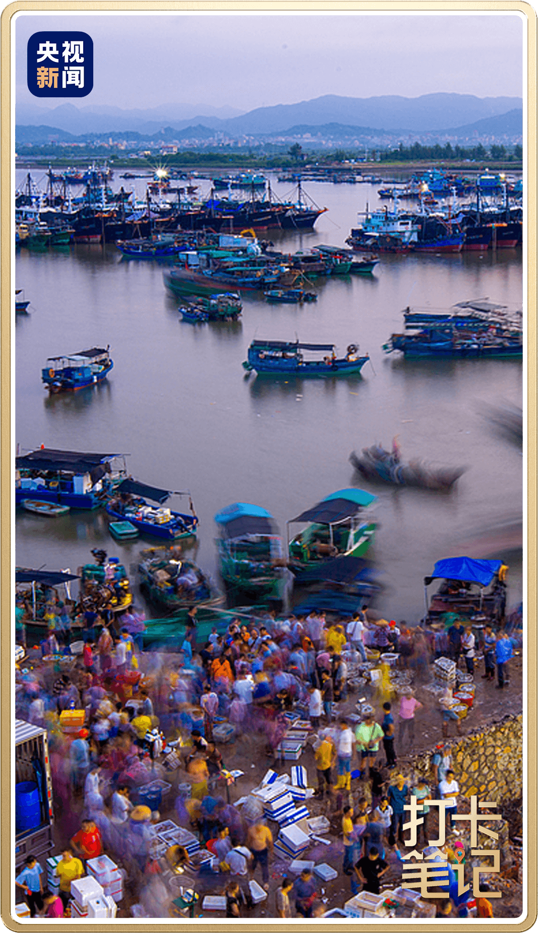 △茂名的碼頭熙熙攘攘