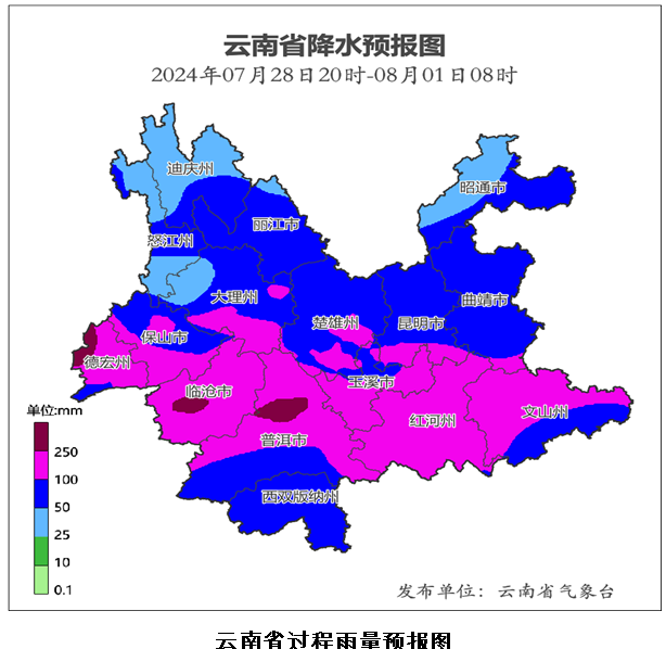 2024年07月26日 怒江天气