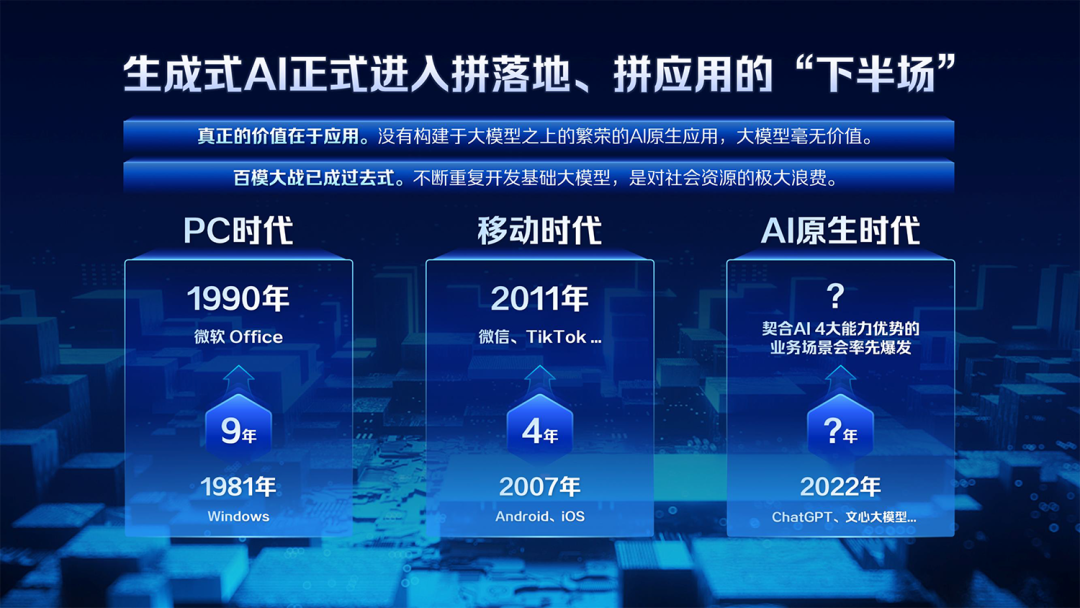 百度袁佛玉：生成式AI，开启智能原生未来