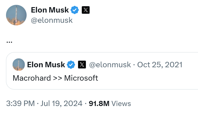 「巨硬」真的来了！马斯克硬刚微软，官宣新公司：要靠AI“复刻”整个微软(图4)