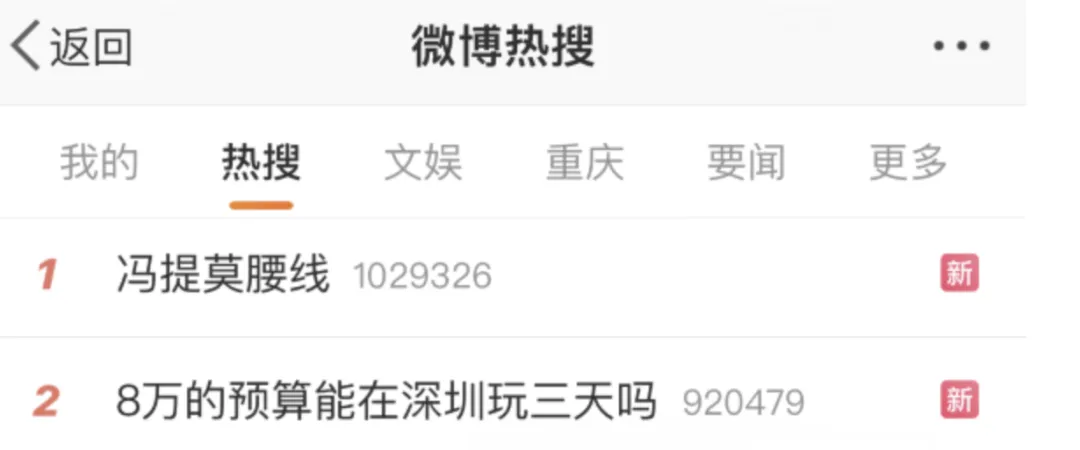 微博热搜是众多女明星梦寐以求的目标,然而冯提莫却