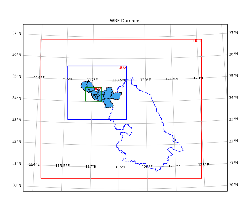 WRF-WPS的namelist制作、Python出图和转矢量 - Py学习