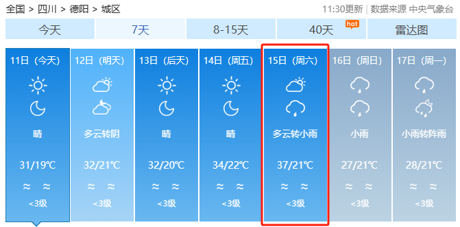 2024年06月12日 德阳天气