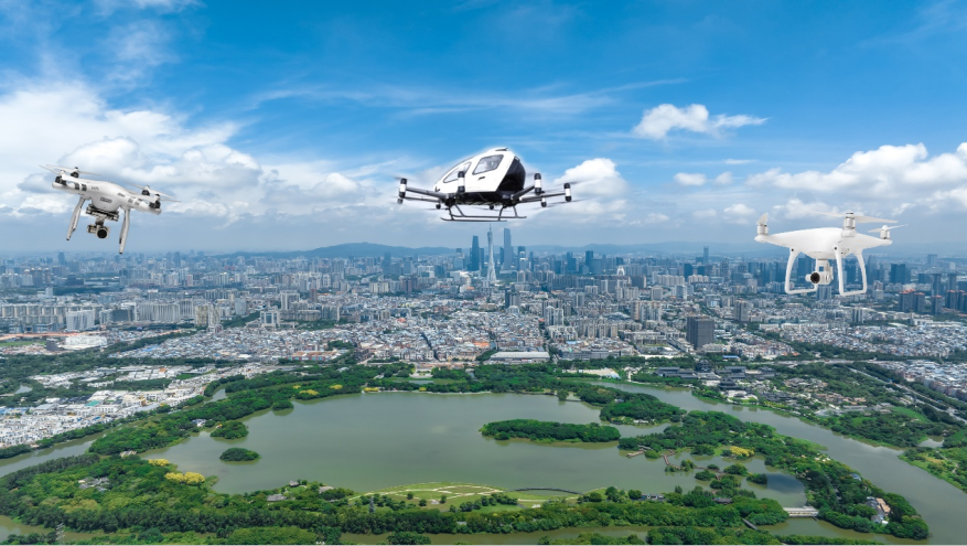 全市率先！海珠全島開放低空融合飛行試驗！