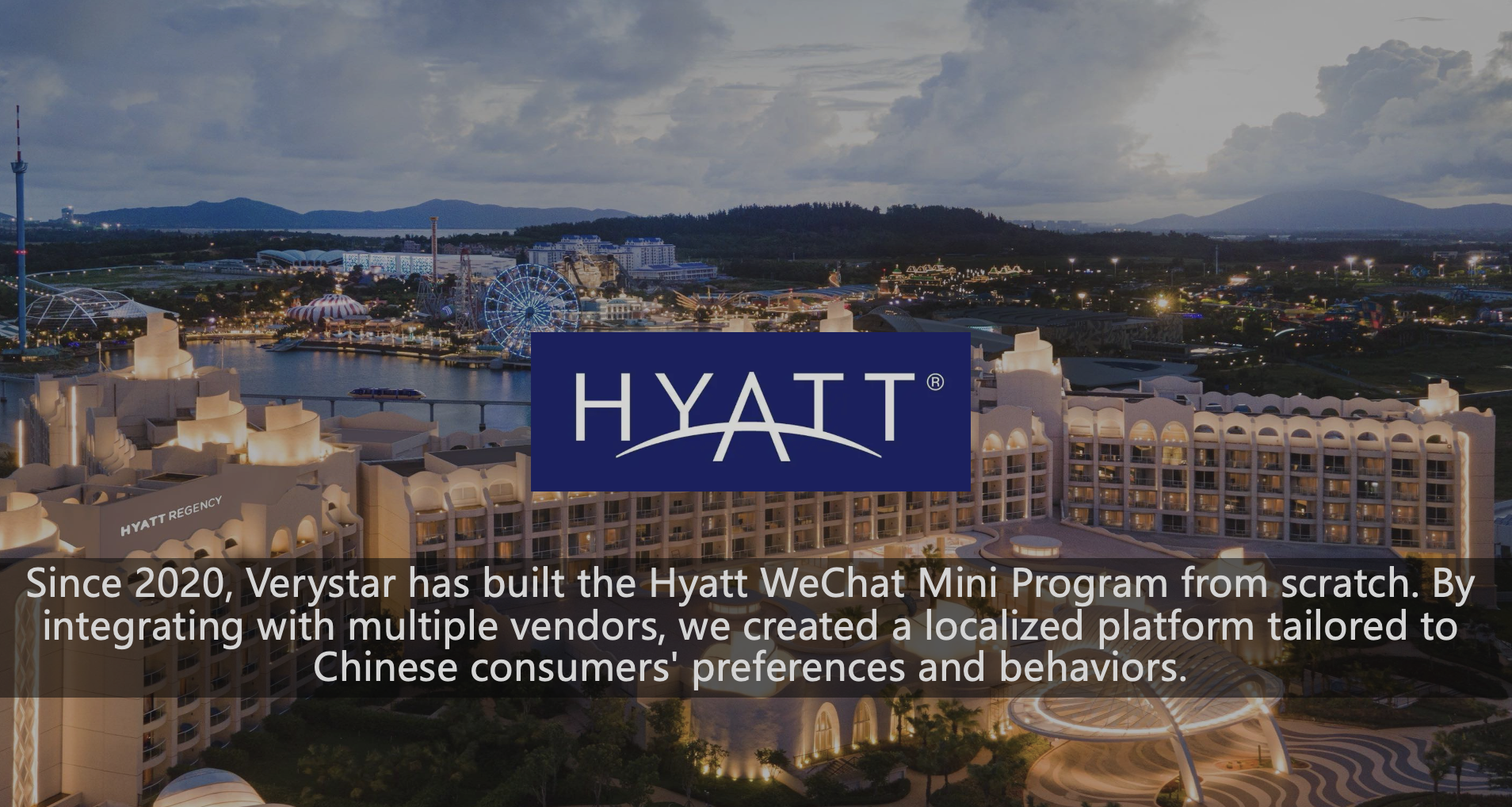 Weixin Mini Program case for Hyatt