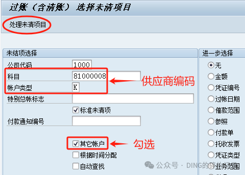 SAP 货物抵债的处理债务方 - 封面图