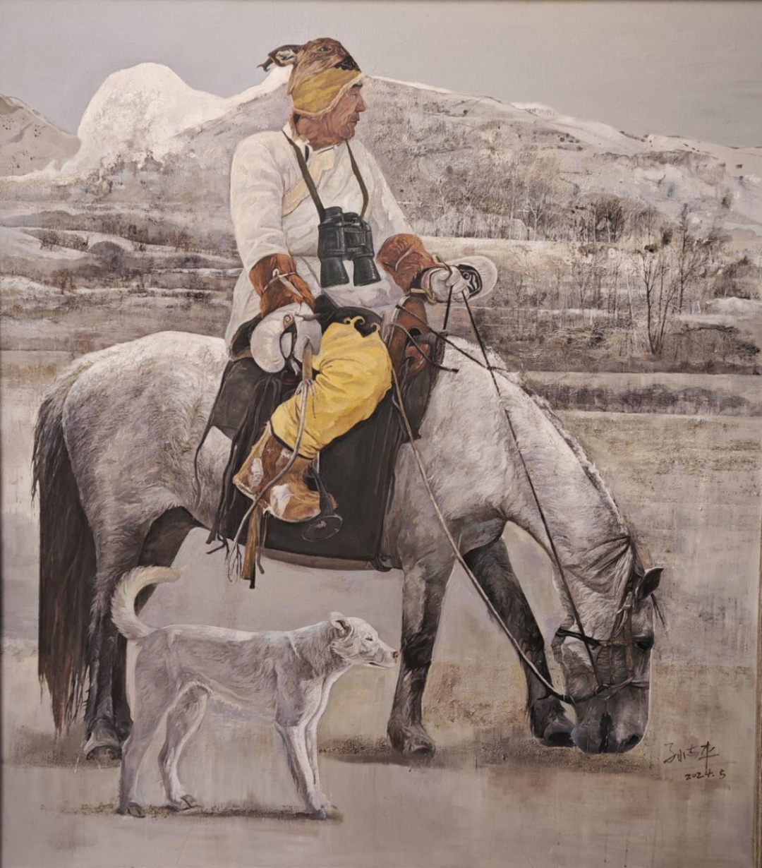 内蒙古五位油画家成功入选2025·百家金陵画展（油画） 第3张