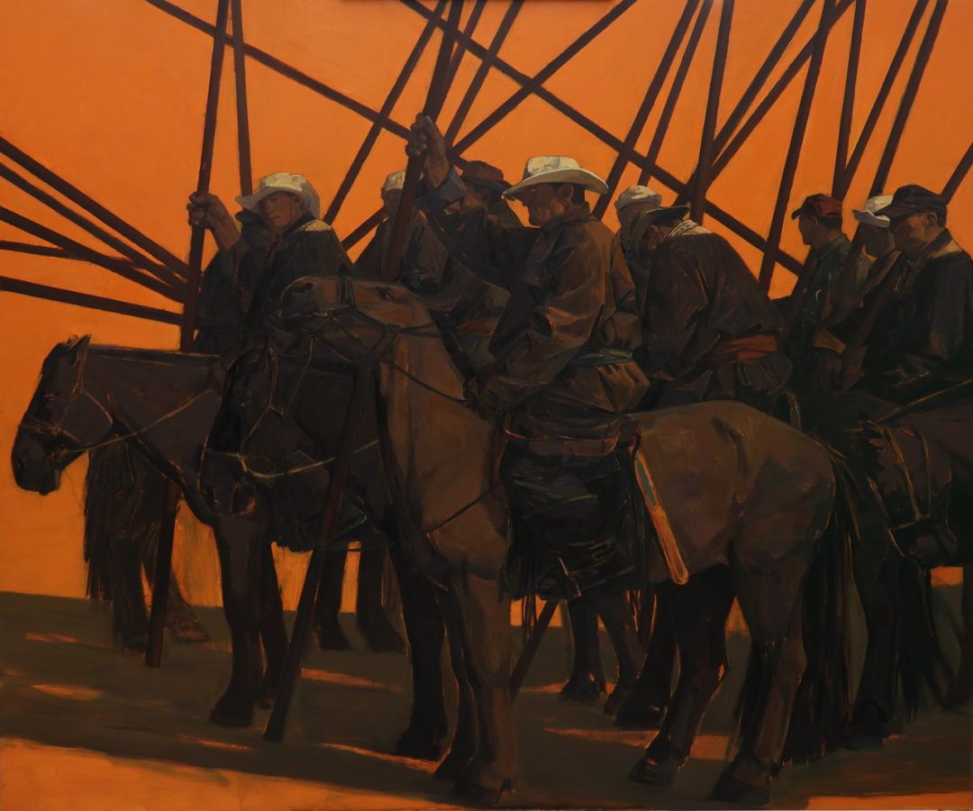 内蒙古五位油画家成功入选2025·百家金陵画展（油画） 第2张